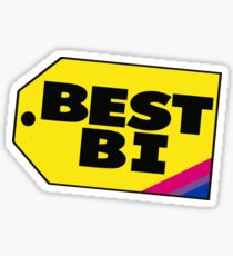 Bisexuality Best Bi Bisexual lgbt queer gay!!! Sticker
