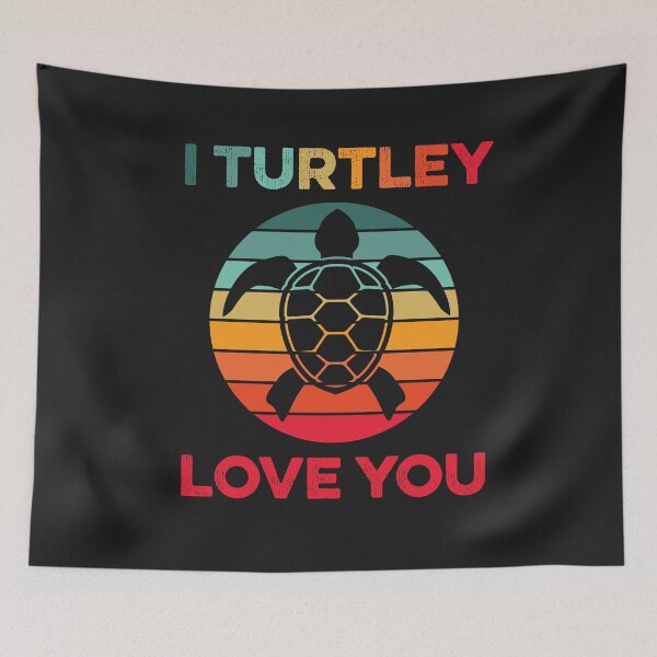 Item preview, I Turtlely Love You Valentines Day Couples Love Turtles Fan designed and sold by gkao.