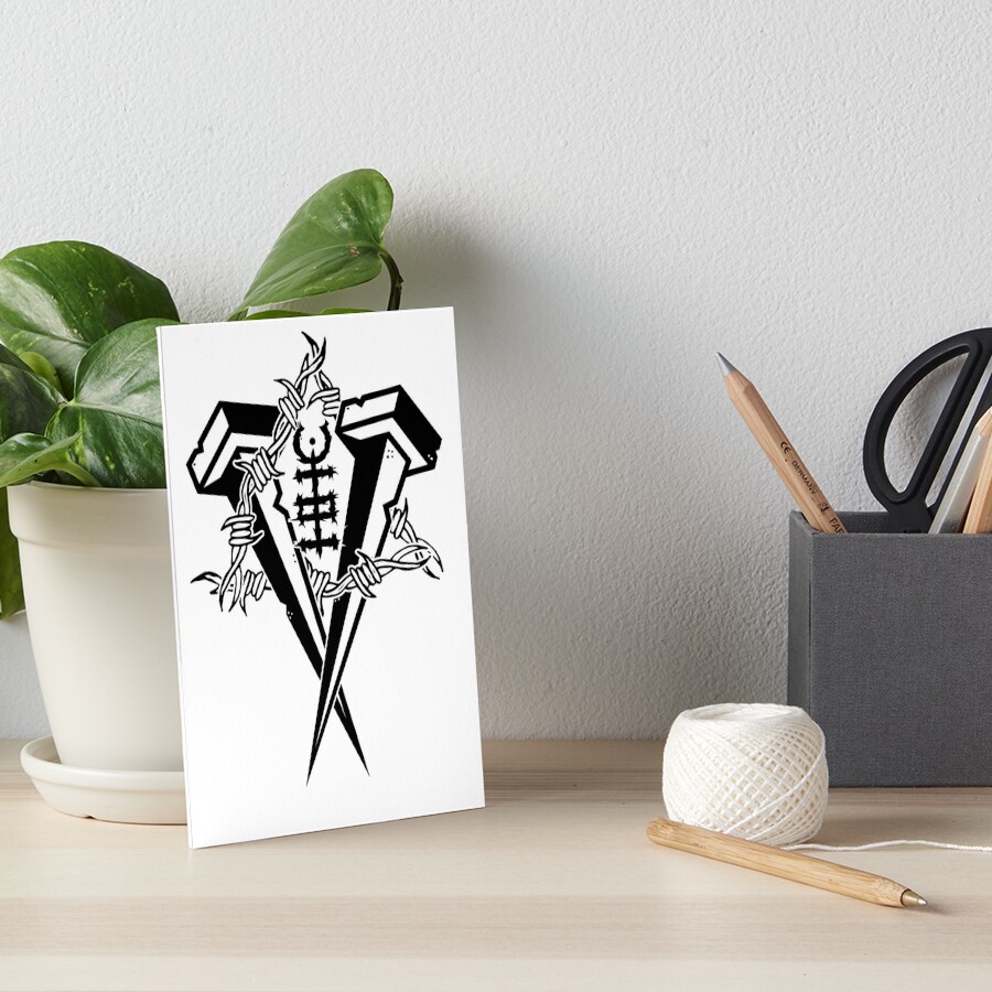 Item preview, Art Board Print designed and sold by hammerheadc.