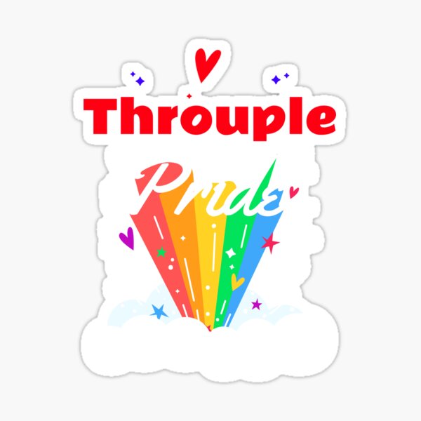 Throuple Pride Sticker