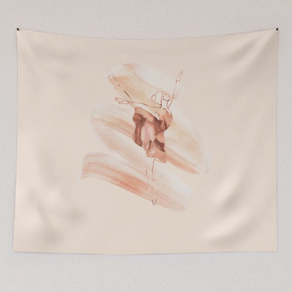 Item preview, Watercolor Ballerina Line Art II  designed and sold by M-Infinite.