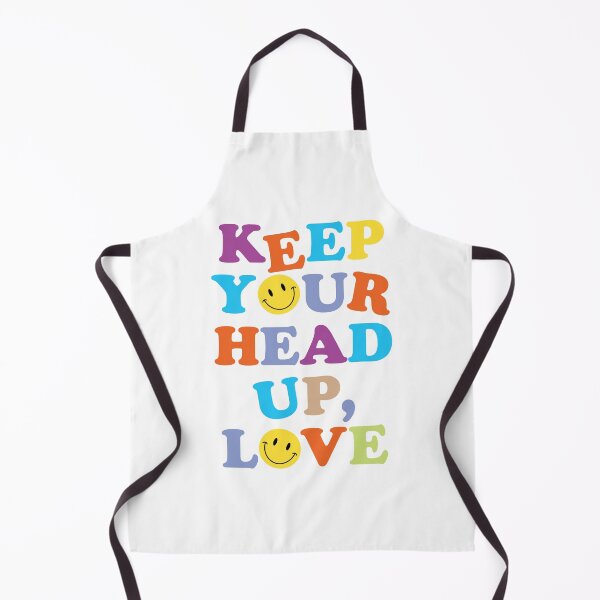 Item preview, KEEP YOUR HEAD UP, LOVE (v. white) designed and sold by HaiLeesDesign.