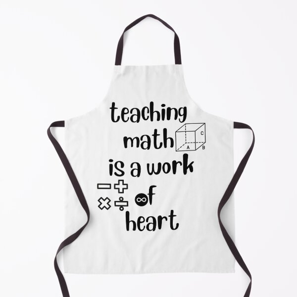Item preview, teaching math is a work of heart designed and sold by ATWAK.