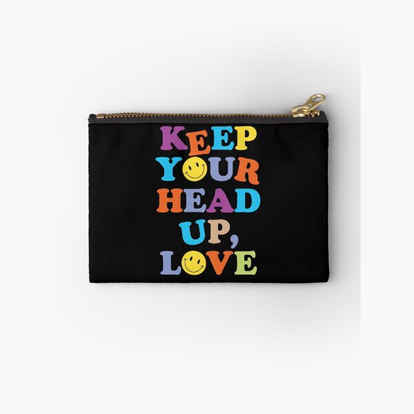Item preview, KEEP YOUR HEAD UP, LOVE (v. black) designed and sold by HaiLeesDesign.