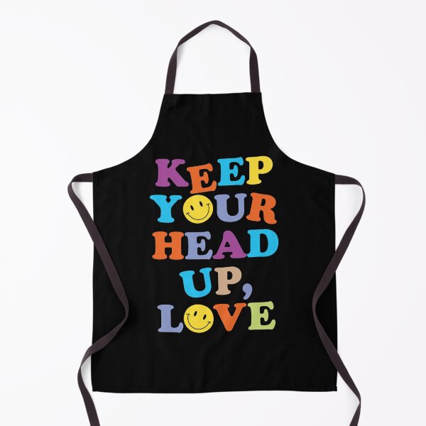 Item preview, KEEP YOUR HEAD UP, LOVE (v. black) designed and sold by HaiLeesDesign.
