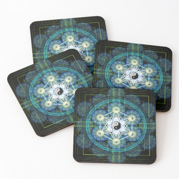 Item preview, Green Yin Yang Mandala designed and sold by Fred Andrews IV.