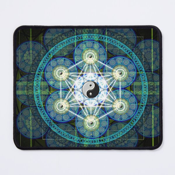 Item preview, Green Yin Yang Mandala designed and sold by Fred Andrews IV.