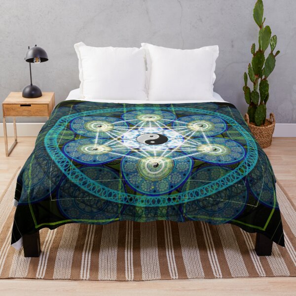 Item preview, Green Yin Yang Mandala designed and sold by Fred Andrews IV.
