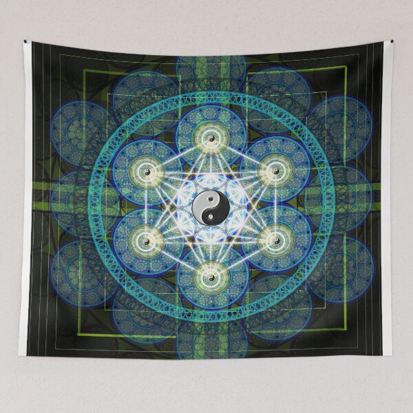 Item preview, Green Yin Yang Mandala designed and sold by Fred Andrews IV.