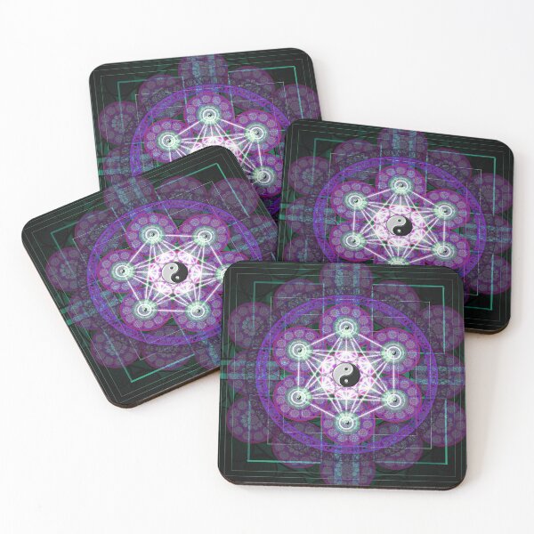 Item preview, Purple Yin Yang Mandala designed and sold by Fred Andrews IV.