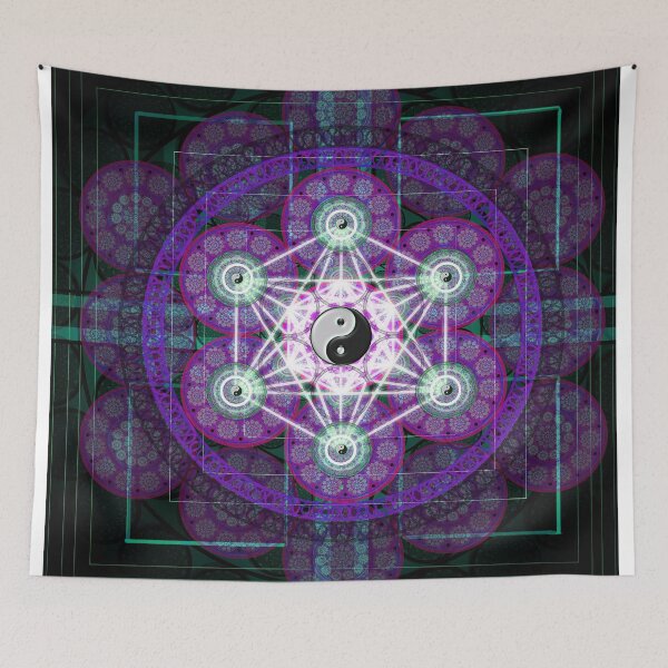 Item preview, Purple Yin Yang Mandala designed and sold by Fred Andrews IV.