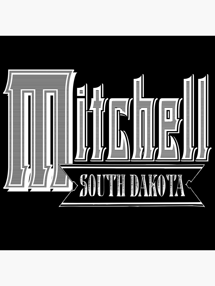 "Vintage Mitchell, SD" Poster for Sale by DonDota Redbubble