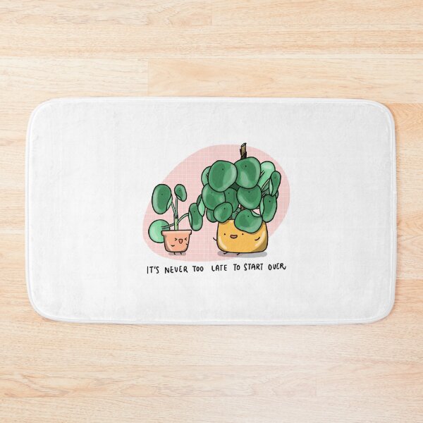 Item preview, Pilea: Never too late to start over designed and sold by homebyfaith.