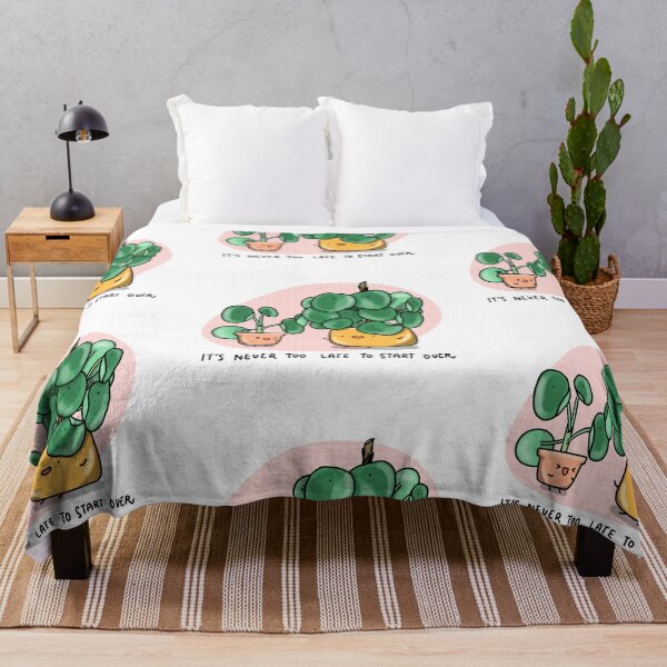 Item preview, Pilea: Never too late to start over designed and sold by homebyfaith.