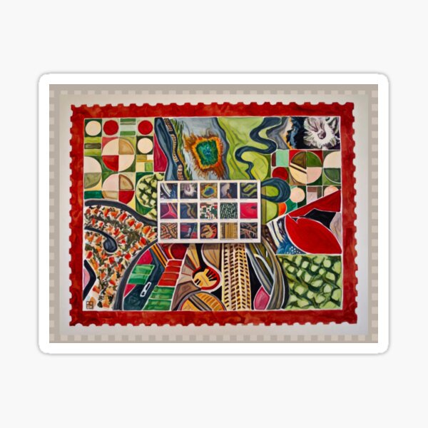 Item preview, Seen From Above with Forever stamps designed and sold by oh-bi-me.