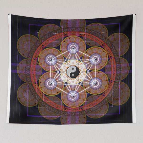 Item preview, Red Yin Yang Mandala designed and sold by Fred Andrews IV.