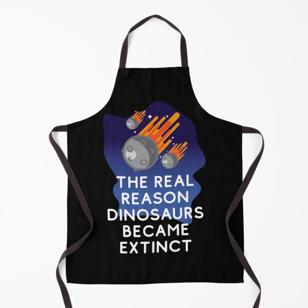 Item preview, The real reason dinosaurs became extinct - Meteors Hurdling Towards Earth To Kill The Dinosaur designed and sold by crazycollective.