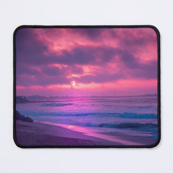 Item preview, Pink & Purple Cotton Candy Beach Sunset designed and sold by newburyboutique.