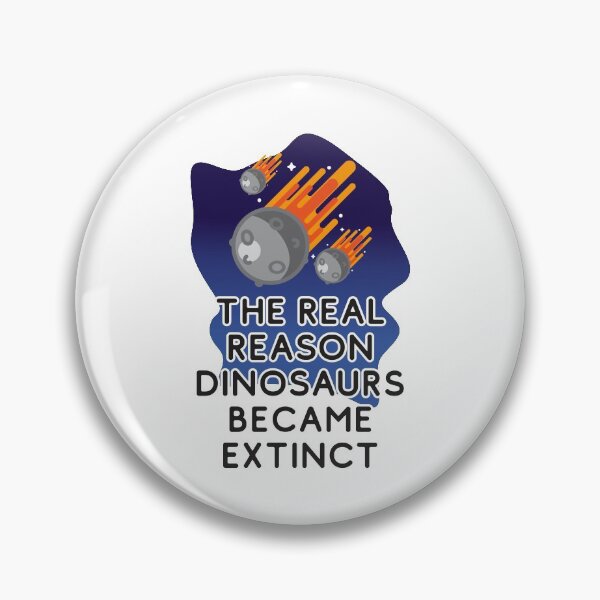 Item preview, The real reason dinosaurs became extinct - Meteors Hurdling Towards Earth To Kill The Dinosaur designed and sold by crazycollective.