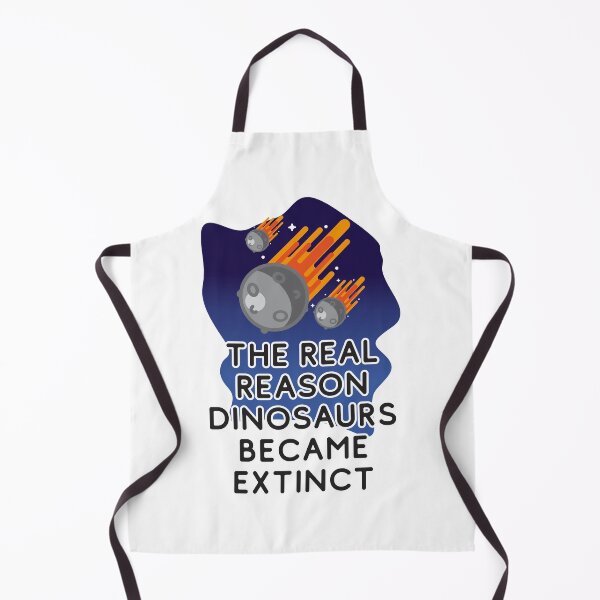 Item preview, The real reason dinosaurs became extinct - Meteors Hurdling Towards Earth To Kill The Dinosaur designed and sold by crazycollective.