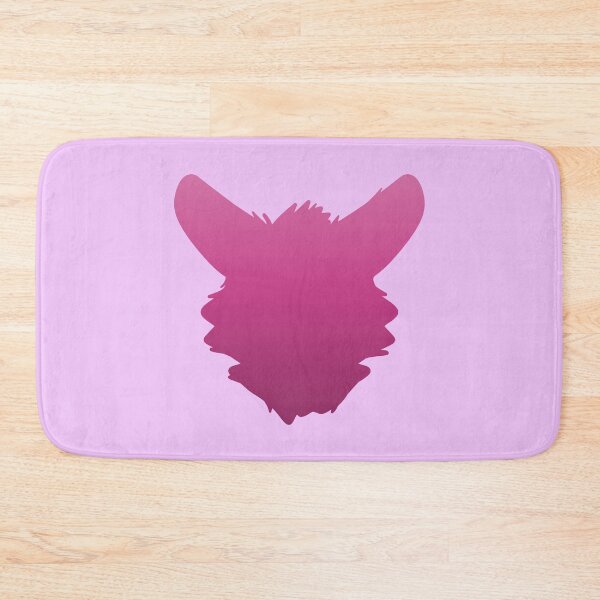 Item preview, Fursuit Head Silhouette (Pink Fade) designed and sold by ThatMooGuy.