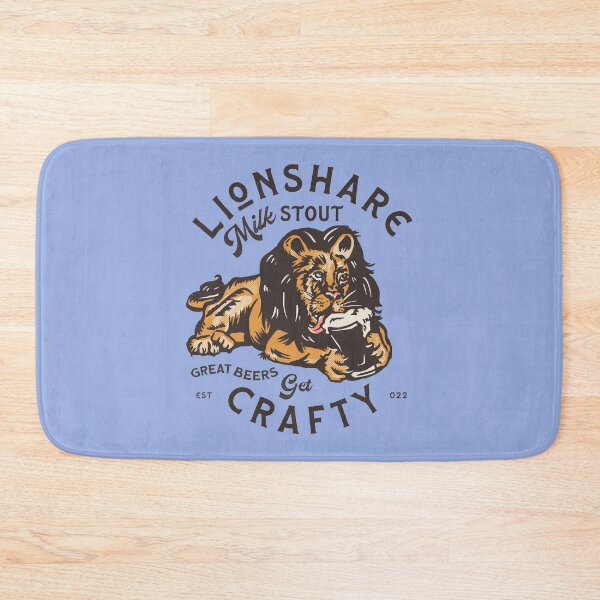 Item preview, Lionshare Milk Stout: Get Crafty designed and sold by The Whiskey Ginger Design Shop.