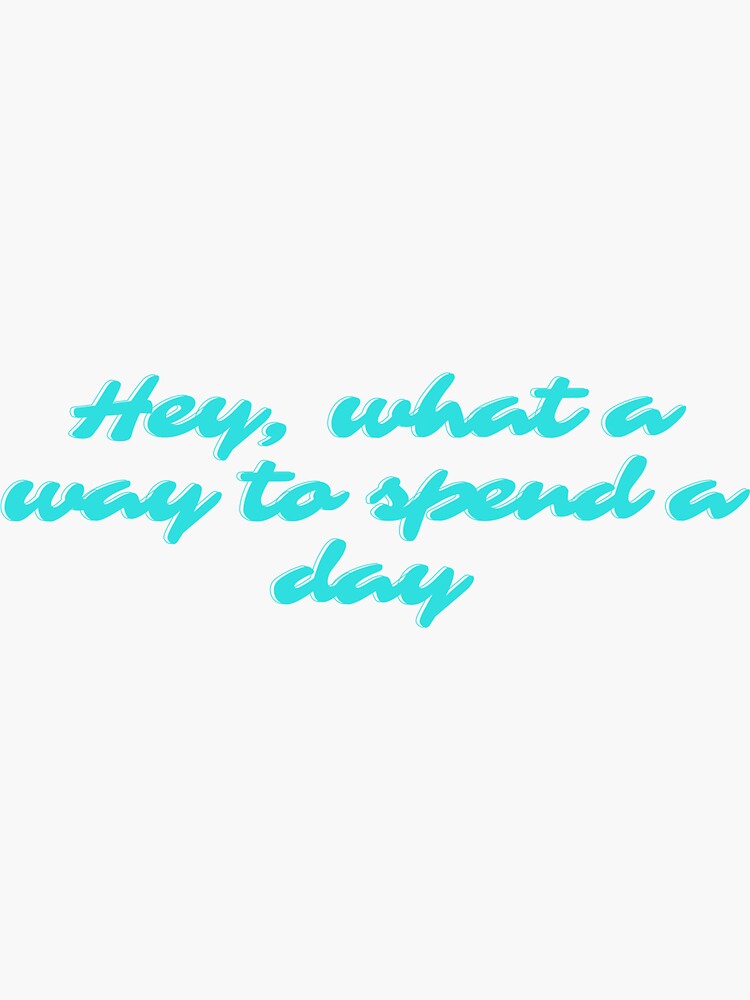 "Why Tick Tick Boom! " Sticker for Sale by sophiabarber44 Redbubble