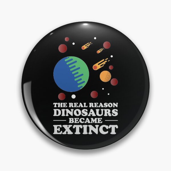 Item preview, The real reason dinosaurs became extinct - Meteors Hurdling Towards Earth To Kill The Dinosaur designed and sold by crazycollective.