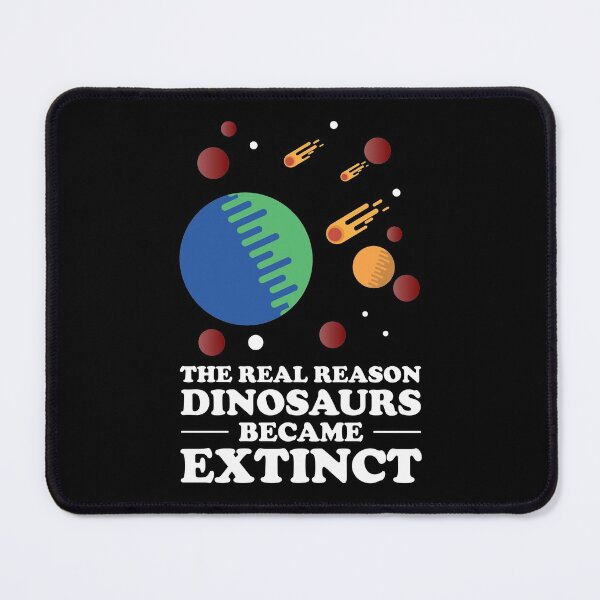 Item preview, The real reason dinosaurs became extinct - Meteors Hurdling Towards Earth To Kill The Dinosaur designed and sold by crazycollective.