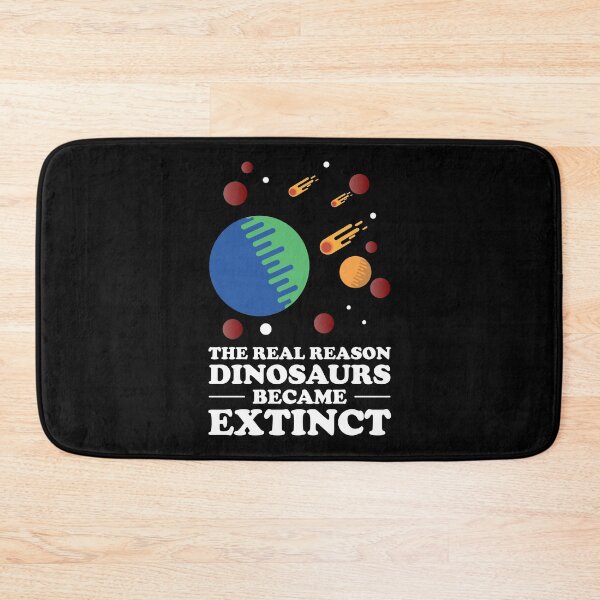 Item preview, The real reason dinosaurs became extinct - Meteors Hurdling Towards Earth To Kill The Dinosaur designed and sold by crazycollective.