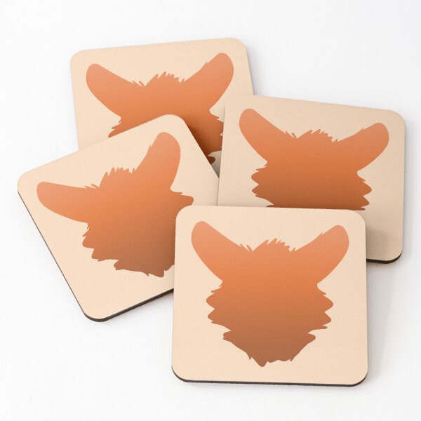 Item preview, Fursuit Head Silhouette (Orange Fade) designed and sold by ThatMooGuy.