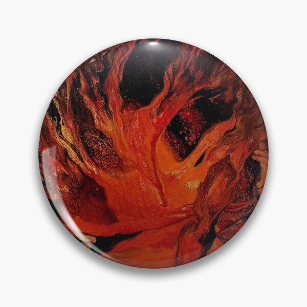Item preview, "engulf" Acrylic fluid art painting  designed and sold by Art by Angel_Unleashed.