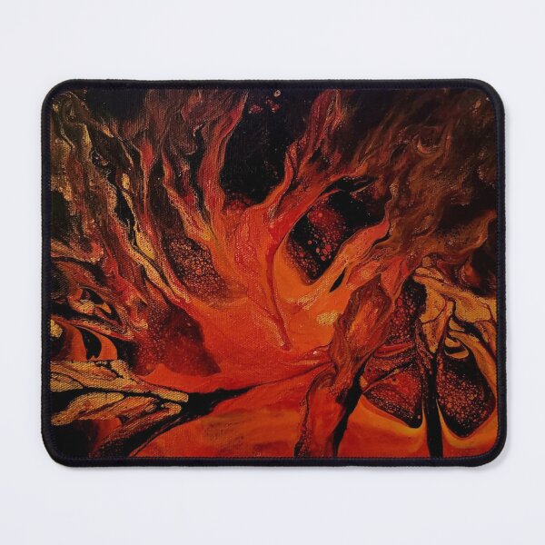 Item preview, "engulf" Acrylic fluid art painting designed and sold by Art by Angel_Unleashed.