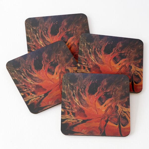Item preview, "engulf" Acrylic fluid art painting  designed and sold by AngelBabysArt.