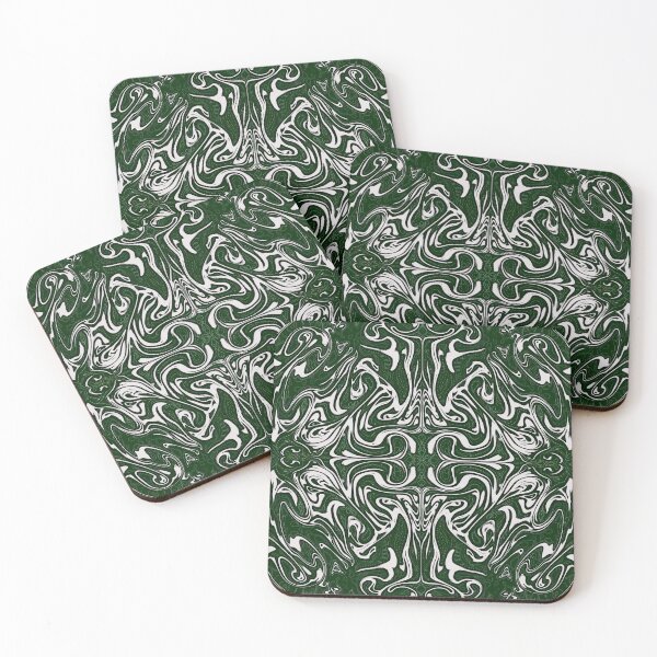 Item preview, G. Ogg’s Tea Leaves Abstract Digital Painting designed and sold by ThatsJustJilly.