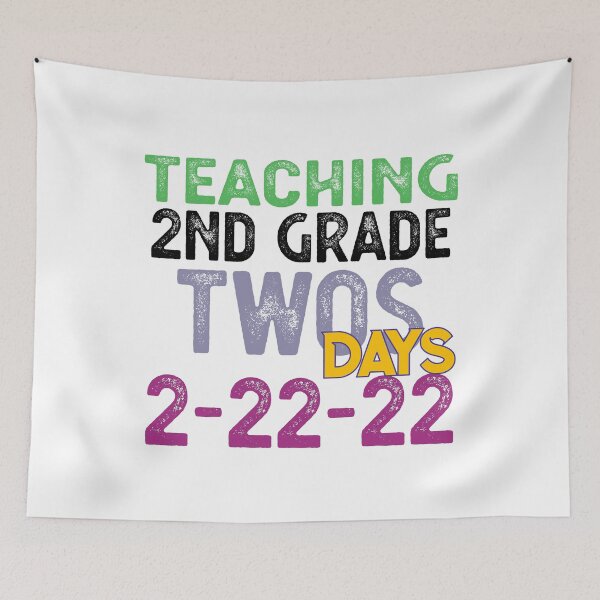 Item preview, Teaching 2nd Grade On Twosday, Twosday Kids, Twosday Teacher Gift designed and sold by fairy-taler.