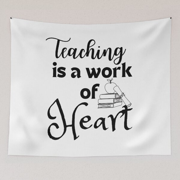 Item preview, teaching  is a work of heart designed and sold by ATWAK.