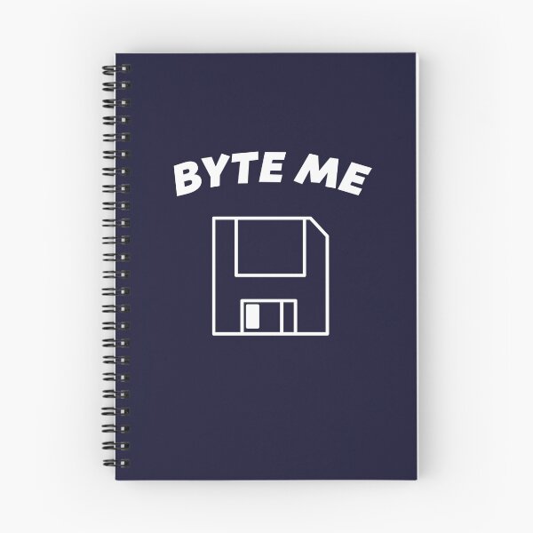 Item preview, Byte Me Floppy Disk designed and sold by happinessinatee.