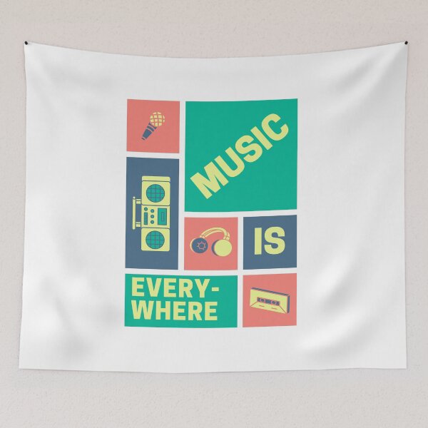 Item preview, Music Is Everywhere  designed and sold by Oelaryf.