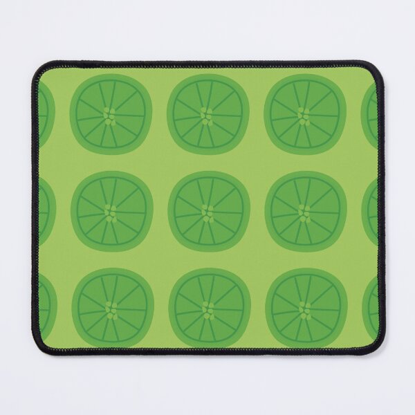 Item preview, Limefruits in typical Finnish designstyle, simple repeating pattern in green designed and sold by marina63.