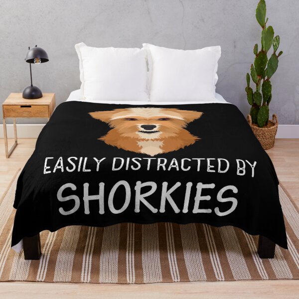 Item preview, Dog Parent Quote Pet Lover Easily Distracted By Shorkies product designed and sold by jakehughes2015.