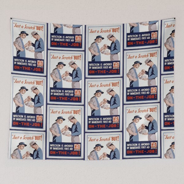 Item preview, Vintage Bacterial infection Poster designed and sold by VPH-merch.