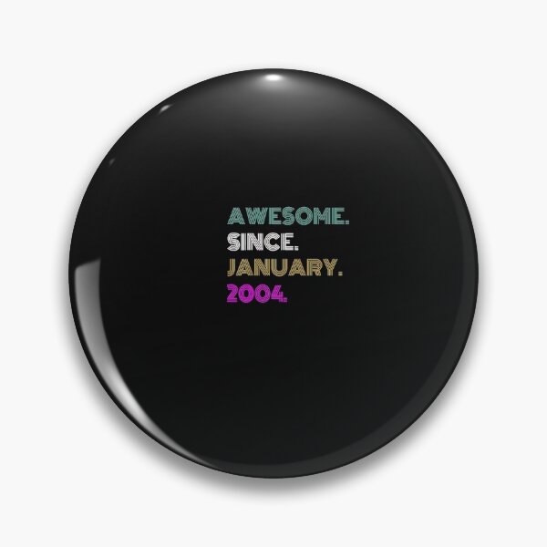 Item preview, 18 Years Old Awesome Since January 2004 18th Birthday T-Shirt designed and sold by BeFaCtO.