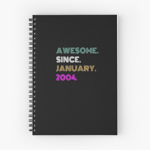Item preview, 18 Years Old Awesome Since January 2004 18th Birthday T-Shirt designed and sold by BeFaCtO.