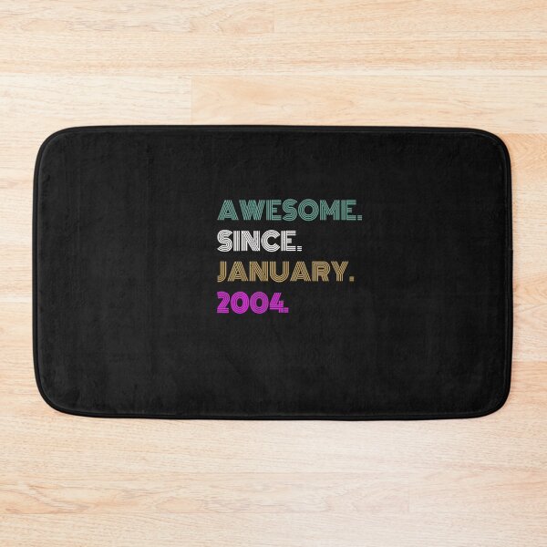 Item preview, 18 Years Old Awesome Since January 2004 18th Birthday T-Shirt designed and sold by BeFaCtO.