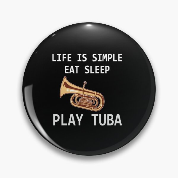 Item preview, Tuba Player Gift, life is simple eat sleep play tuba Birthday Gifts Tubaist Funny Musician  Band Gift  Funny Rude Offensive saying, designed and sold by joygift369.