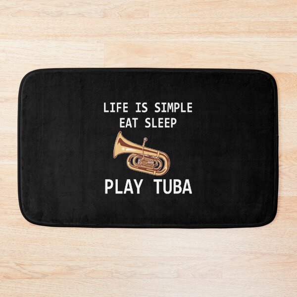 Item preview, Tuba Player Gift, life is simple eat sleep play tuba Birthday Gifts Tubaist Funny Musician  Band Gift  Funny Rude Offensive saying, designed and sold by joygift369.