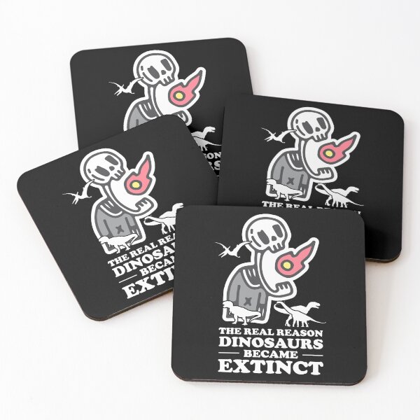 Item preview, The real reason dinosaurs became extinct - Meteor Eating By A Cute Skeleton designed and sold by crazycollective.