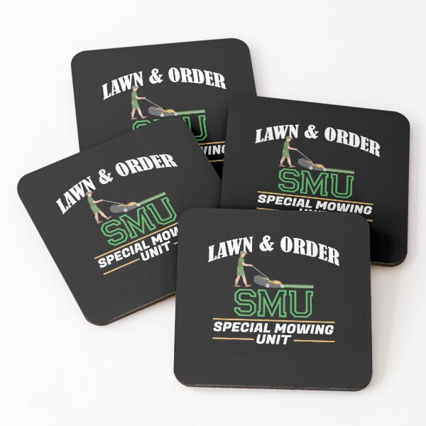 Item preview, Lawn And Order SMU Special Mowing Unit Funny Dad Mower designed and sold by Dressed For  Duty.