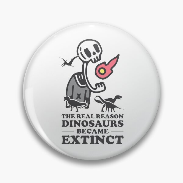 Item preview, The real reason dinosaurs became extinct -  Meteor Eating By A Cute Skeleton designed and sold by crazycollective.